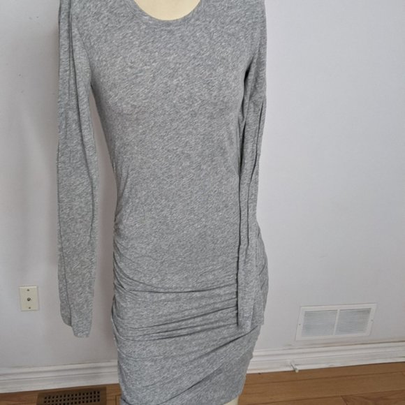 James Perse - gray jersey knit dress - Picture 2 of 10